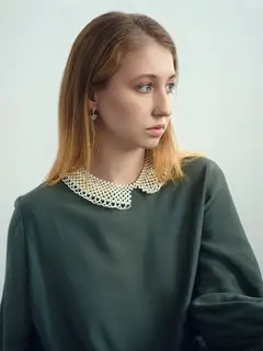 Колье «Жемчужное ассорти» воротничок ажур, шар №2,4,6, белое, L= 36 см