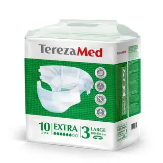 Подгузники для взрослых TerezaMed Extra Large №3, L, 10 шт