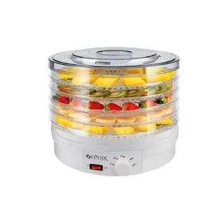 Сушилка для овощей и фруктов Centek CT-1655, 300 Вт, 5 ярусов, 20 л, до 5 кг, белая