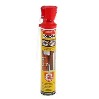 Пена монтажная Soudal GENIUS GUN, адаптерная, летняя, 750 мл