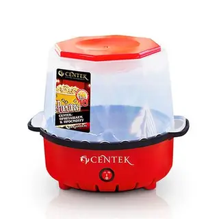 Аппарат для приготовления попкорна Centek CT-1446, 1200 Вт, 2.2 л, красный