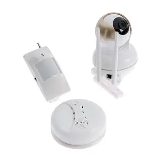 Охранный комплект SVplus SVIP-kit300, поворотная камера + датчики, удаленное управление