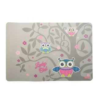 Накладка на стол пластик А3, 430 х 290 мм, 550 мкм, "Lucky Owl"
