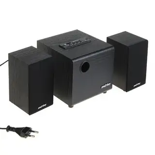 Компьютерные колонки 2.1 SmartBuy SPARTA SBA-200, 2х2Вт+8Вт, MP3, FM, 220В, черные