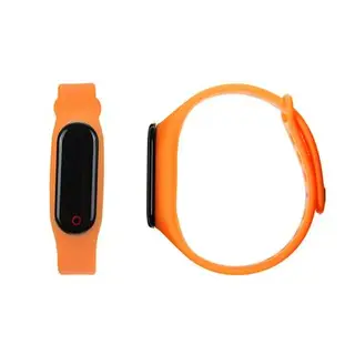 Фитнес браслет Qumann QSB 03, 0.69", IP56, оповещения, будильник, шагомер, оранжевый
