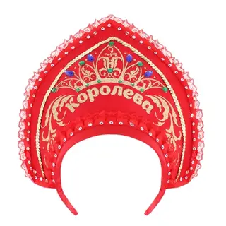 Карнавальный кокошник "Королева"
