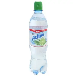 Вода негазированная Aqua Minerale Active Мята и лайм, ПЭТ, 0,6 л
