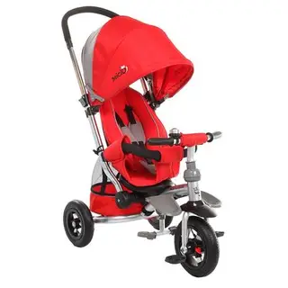 Велосипед трёхколёсный Micio Comfort 2016, надувные колёса 10"/8", цвет красный