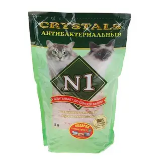 Наполнитель силикагелевый "N 1" Антибактериальный 5 л