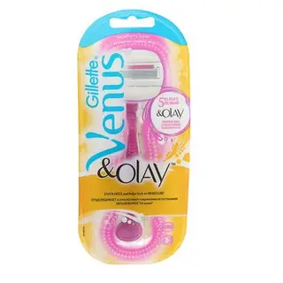 Бритвенный станок Gillette Venus&Olay Sugarberry + 2 сменные кассеты, 3 лезвия