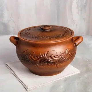 Жаровня "Рябина", декор, 5 л, микс