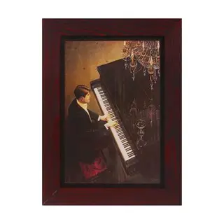 Картина в раме "Мужчина за роялем" 43,5*30см