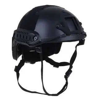 Шлем для страйкбола KINGRIN FAST helmet MH version (Black) HL-05-MH-BK