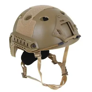 Шлем для страйкбола KINGRIN FAST helmet PJ version low version(Tan) HL-09-PJ-T