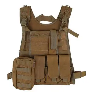 Жилет разгрузочный KINGRIN Tactical vest (Tan) VE-12-T