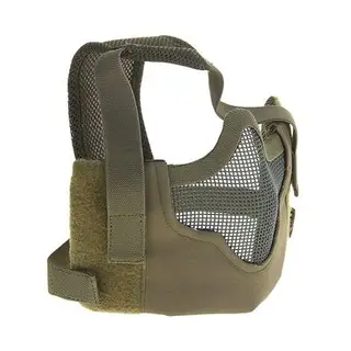 Маска для страйкбола KINGRIN V8 strike steel half face mask (OD) MA-65-OD