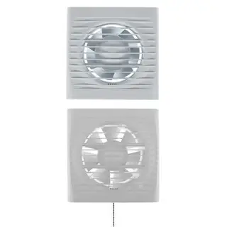 Вентилятор вытяжной AURAMAX OPTIMA 4-02, 150х150 мм, d=100 мм, 220‒240 В, с выключателем