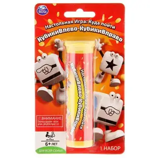 Игра Spin Master настольная «Кубики влево - Кубики вправо»