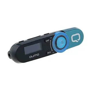 MP3 плеер Qumo Magnitola Blue, 4 Гб, дисплей 1.1", USB 2.0, синий