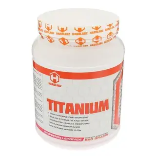 Предтренировочный комплекс Hardlabz Titanium малиновый лимонад 560 г