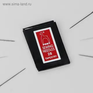 Иглы для гобеленовых и трикотажных тканей №28, 25шт