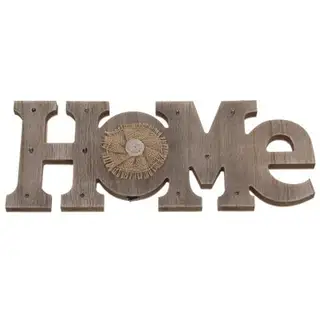 Табличка декоративная "Home" 40*2*16 см со светодиодами, на батарейках
