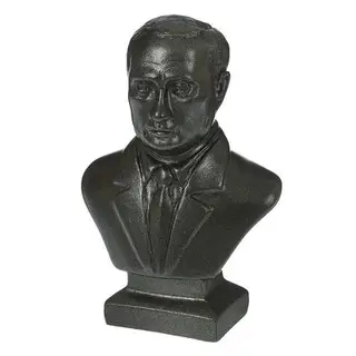 Бюст Путин мал/ металлик, 5х9х12см
