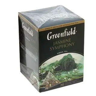 Чай зеленый Greenfield, Jasmine Symphony, 20 пакетиков*1,5 г