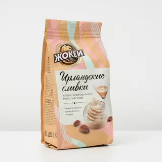 Кофе "Жокей", Ирландские сливки, натуральный, молотый, 150 г