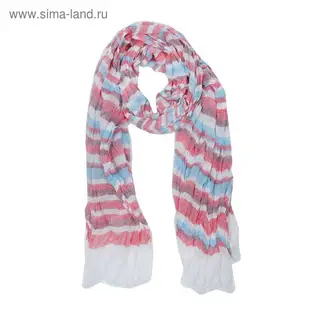 Палантин из мягкой, чуть жатой ткани 70*163 РС3283 цвет 21-6
