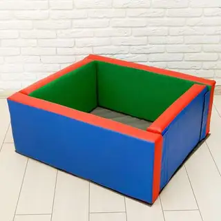 Мягкий модуль «Бассейн» прямоугольный, маленький, МИКС
