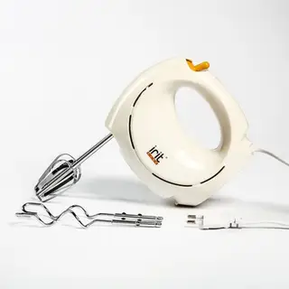 Миксер Irit IR-5406, ручной, 120 Вт, 2 скорости, 2 насадки, бежевый
