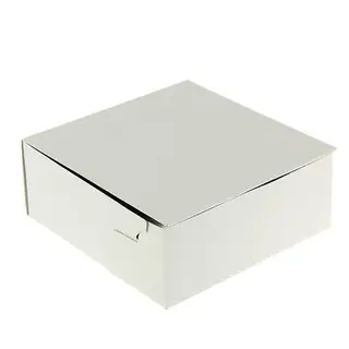 Кондитерская упаковка, короб, белый, 22,5 х 22,5 х 9 см