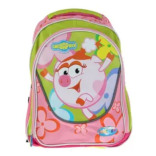 Рюкзак школьный Смешарики 40.5*30.5*11,5 "Нюша" для девочки, розовый