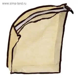 Чехол для обуви на молнии с окном, 35×8×25 см