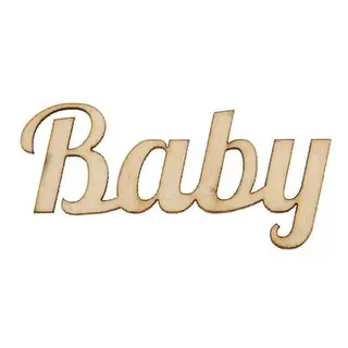 Набор декоративных элементов для творчества "Baby" (набор 5 шт) 5х3 см (80412)