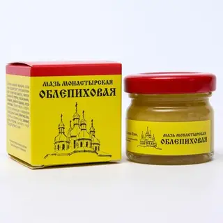 Мазь ранозаживляющая «Монастырская. Облепиховая», 25 мл, "Бизорюк"
