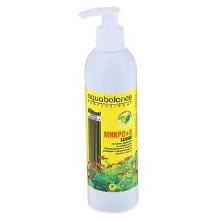 Удобрение для аквариумных растений AQUABALANCE PROFESSIONAL Микро-баланс+К 250 мл