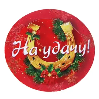 Прессованное полотенце Collorista "На удачу"
