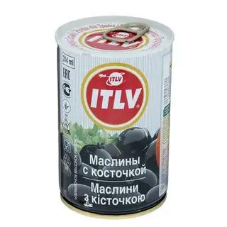 Маслины с косточкой ТМ "ИТЛВ",314 мл