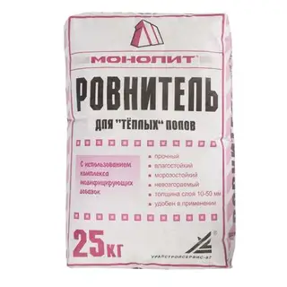 Ровнитель для "тёплых" полов "Монолит", 25 кг
