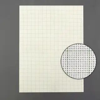 Канва для вышивания, в клетку, №14, 30 × 40 см, цвет кремовый