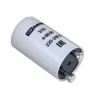 Стартер TDM S10, 4-80 Вт, 220-240 В, алюминиевые контакты