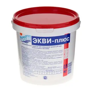 Средство для повышения уровня ph ЭКВИ-плюс, ведро 0,5 кг