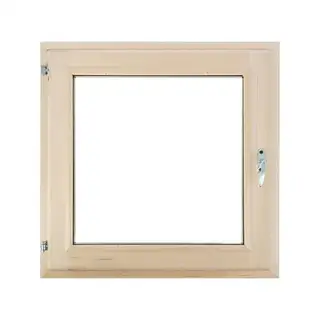 Окно, 60×60см, однокамерный стеклопакет, из липы