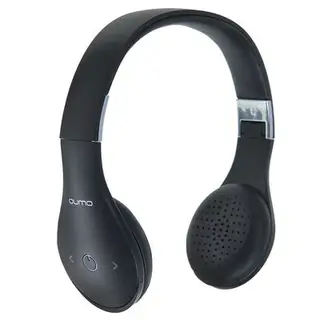 Наушники Qumo Octava 2, беспроводные, накладные, микрофон, BT v4.2, 300 мАч, чёрные