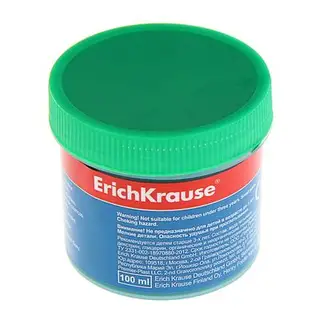 Гуашь 100мл заленая Erich Krause, EK 35123