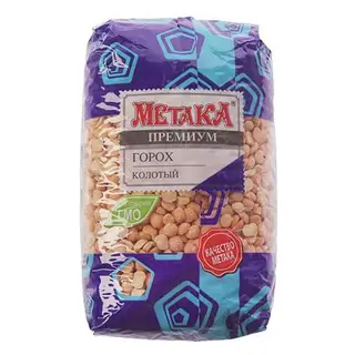 Крупа Метака Горох колотый Премиум, 800 г