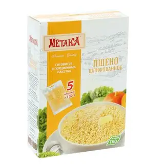 Крупа Метака пшено шлифованное премиум, 100 г