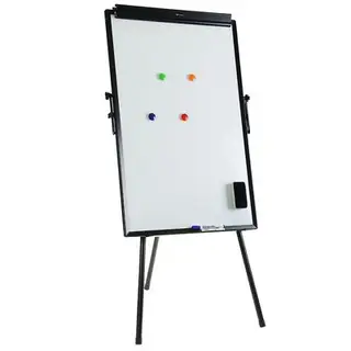 Флипчарт магнитно-маркерный DELI 60 x 90 см, на ножках